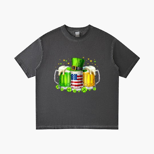 Irish Beer Ireland St Patricks Day Drinking Party Gradient T Shirts