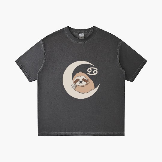 Cancer Zodiac Sloth Embrace the Calmness Gradient T Shirts