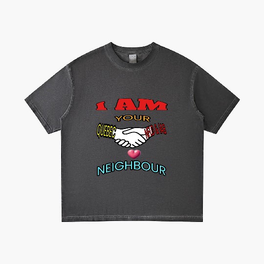 I AM YOUR NEIGHOUR QUEBEC AND NFLD LABRADOR Gradient T Shirts