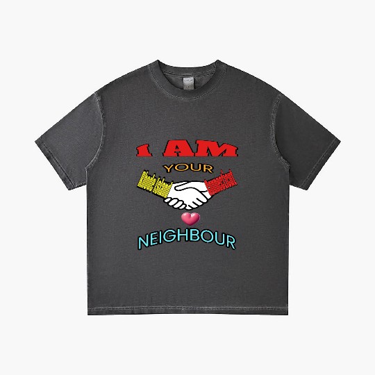 I AM YOUR NEIGHOUR RHODE ISLAND AND CONNECTICUT Gradient T Shirts