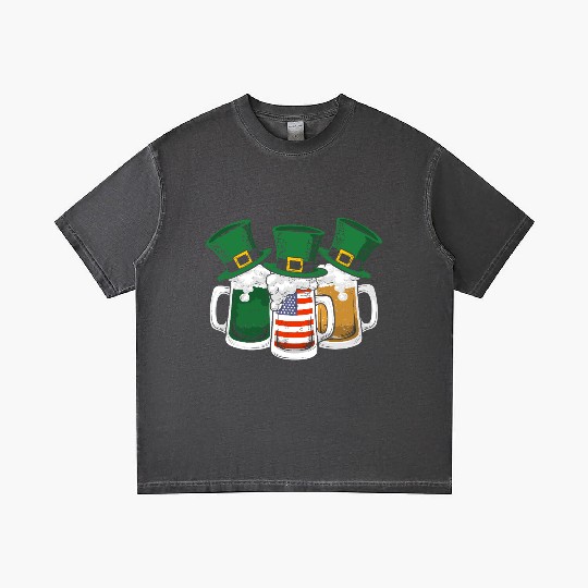 Irish Beer Ireland St Patricks Day Drinking Party Gradient T Shirts
