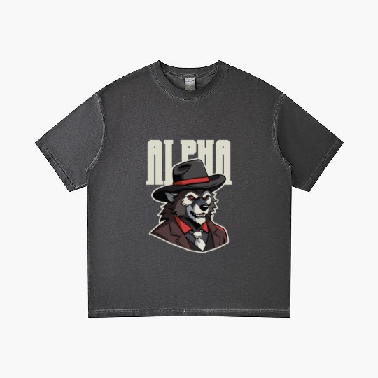 Alpha Wolf – No Beta Behavior Gradient T Shirts