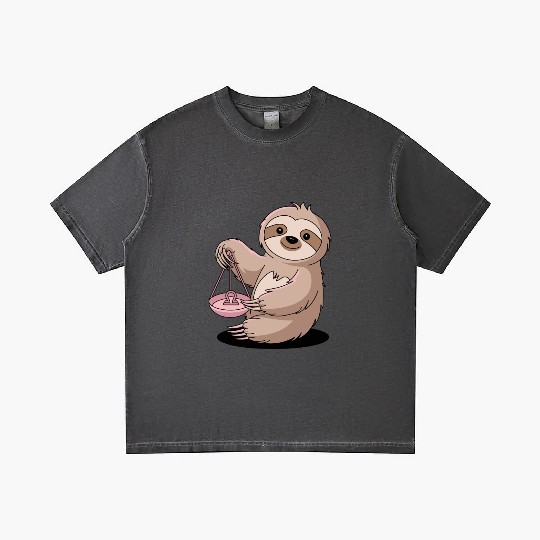 Charming Libra Zodiac Sloth With Balance Gradient T Shirts