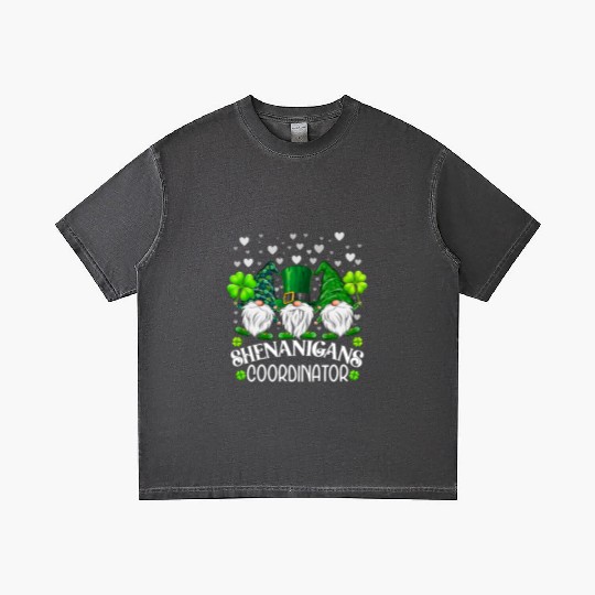 Shenanigans Coordinator St. Patricks Day Gnomes Gradient T Shirts