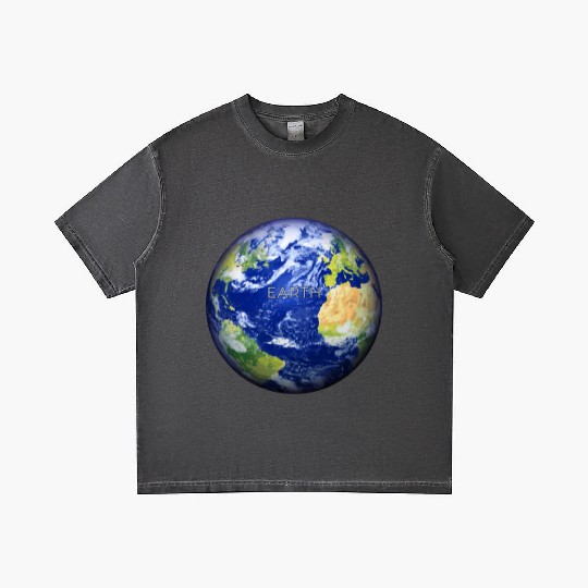 Planet Earth – Realistic Globe Environmental Art Gradient T Shirts