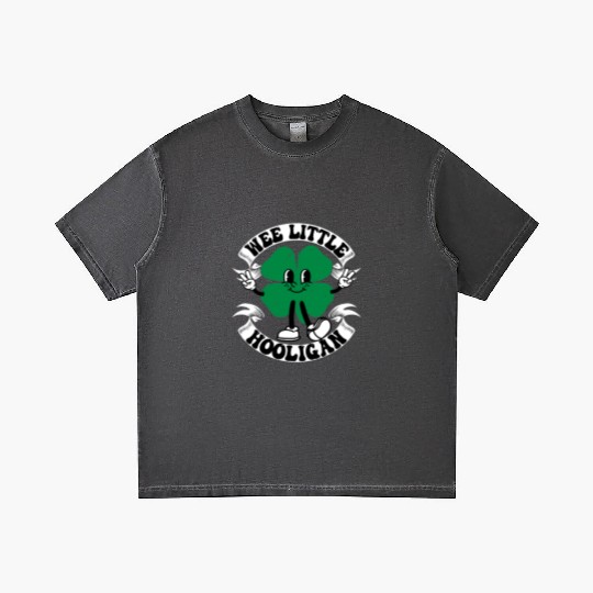 Wee Little Hooligan Cute St. Patrick's Day Irish Gradient T Shirts