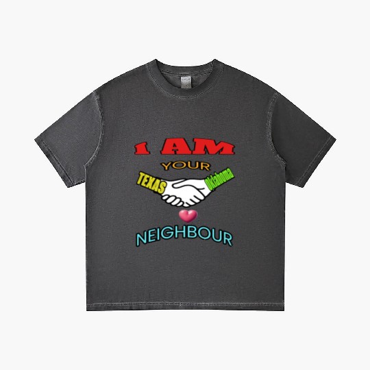 I AM YOUR NEIGHOUR TEXAS AND OKLAHOMA Gradient T Shirts