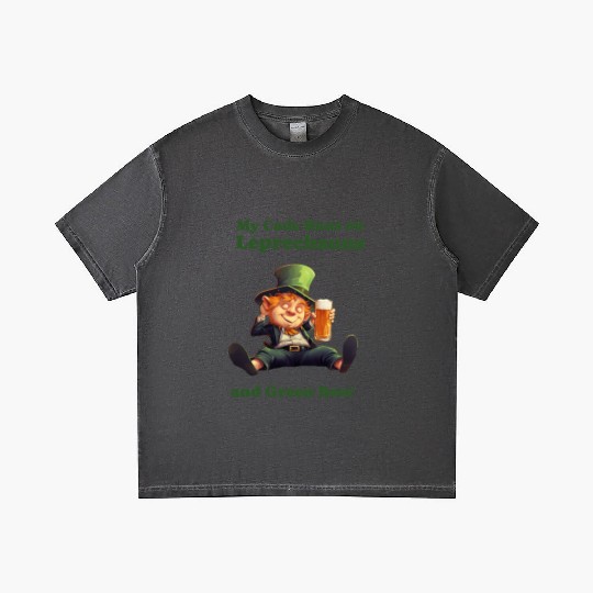 My Code Runs on Leprechauns and Green Beer Gradient T Shirts