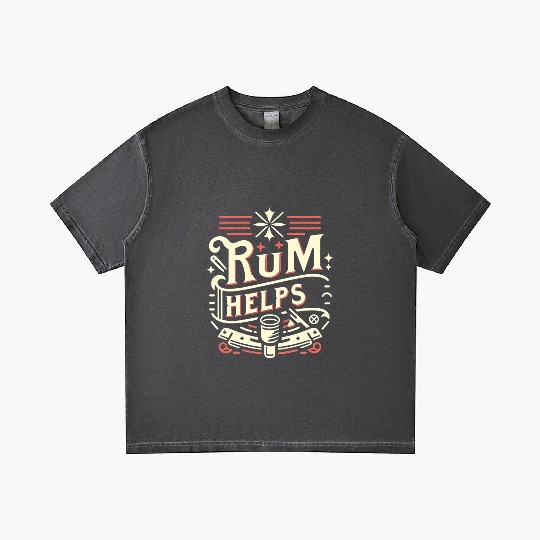 Rum Helps 11 Gradient T Shirts
