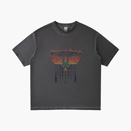 Primal Spirit Boho Eagle Bird Bohemian Freedom Gradient T Shirts