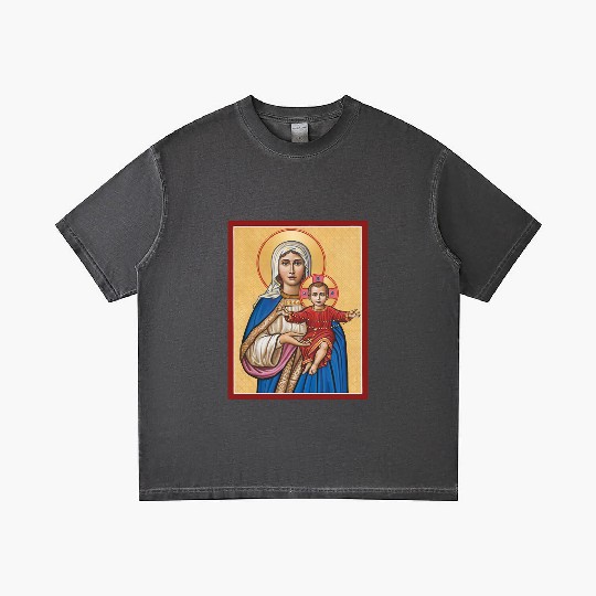 Holy Rosary Virgin Mary Catholic Rosary Gradient T Shirts