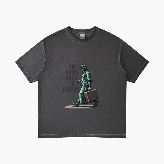 Funny Statue of Liberty USA America Sarcasm Gradient T Shirts
