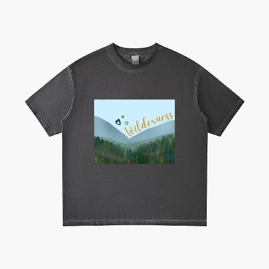 Love wilderness sticker, adventure, outdoors Gradient T Shirts