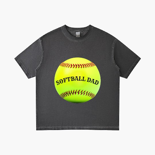 Softball Dad Gradient T Shirts