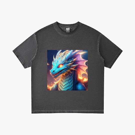 Celestial dragon Gradient T Shirts