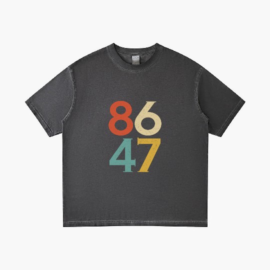 8647 Anti Trump Retro Vintage, 86 47 Gradient T Shirts