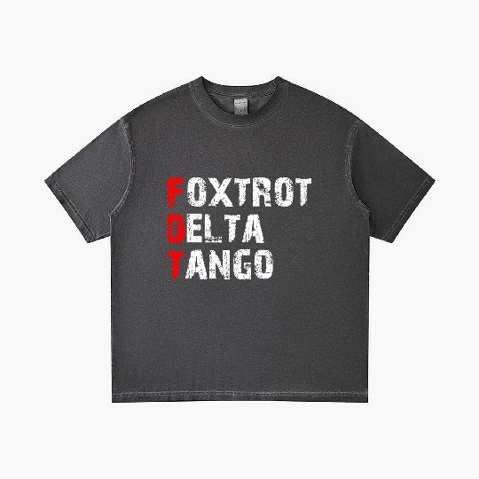 Foxtrots Delta Tangos Funny Foxtrots Delta Tangos Gradient T Shirts