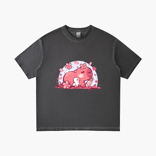 Pink Spring Friends Gradient T Shirts