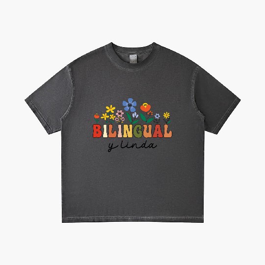 Bilingual Spanish Teacher Bilingual y linda Gradient T Shirts