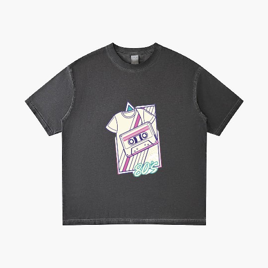 Neon Retro Vibes – 80s & 90s Vintage Gradient T Shirts
