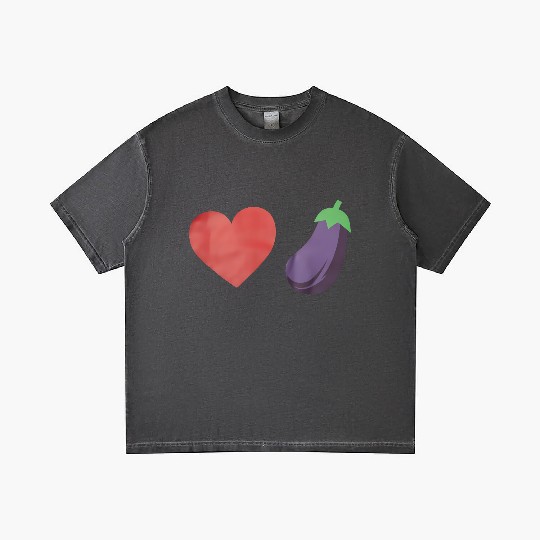 Love Eggplant Funny Gay LGBTQ Pride Gradient T Shirts
