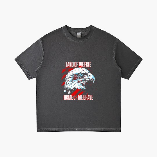 Land of the Free - Home of the Brave American Gradient T Shirts