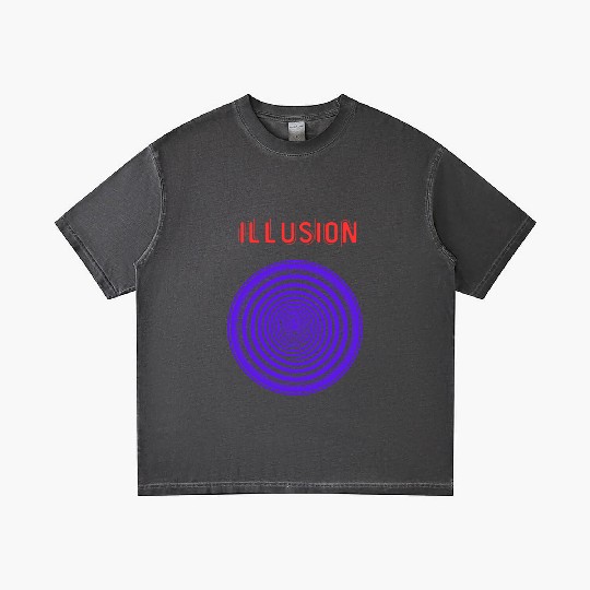 Purple illusion mode Gradient T Shirts