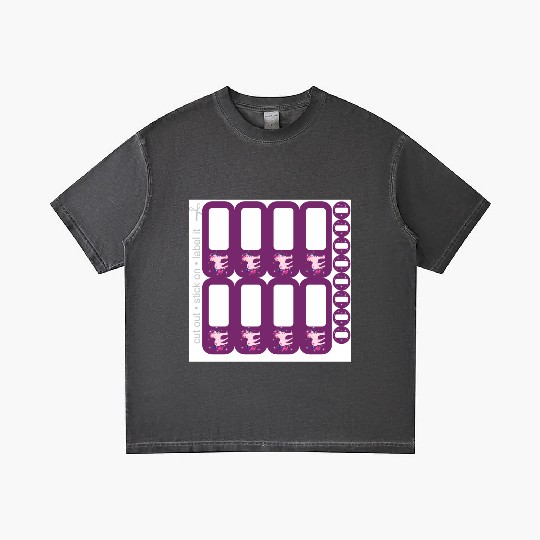 DIY School Sticker - Fantasy Unicorn Purple - 16 Gradient T Shirts