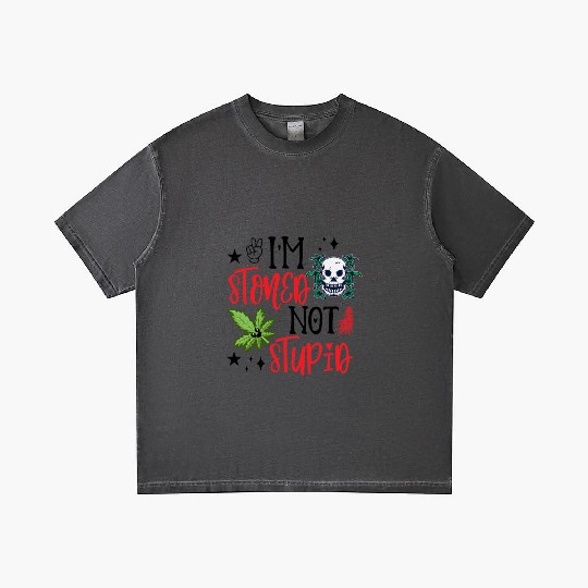 I'M STONED NOT STUPID Gradient T Shirts