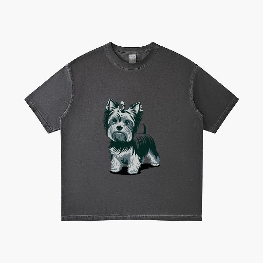 Adorable Yorkshire Terrier Art for Dog Lovers Gradient T Shirts