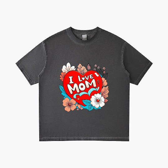 Mother day: I love mom gif Gradient T Shirts