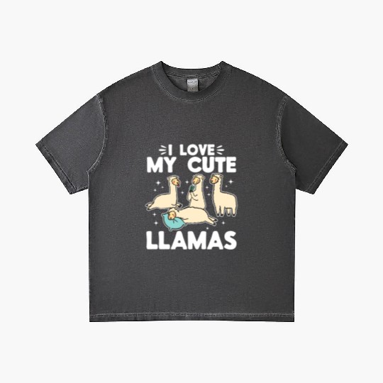 Alpaca Lover Llama Lover - I love my cute Llamas Gradient T Shirts