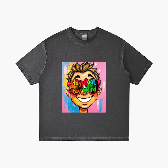 "Stay Cool, Stay Weird" Gradient T Shirts