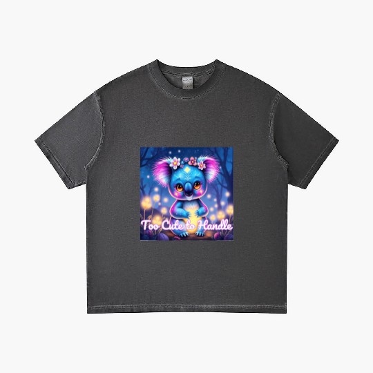 Magical Neon Koala – Fantasy Art with Glowing Nigh Gradient T Shirts
