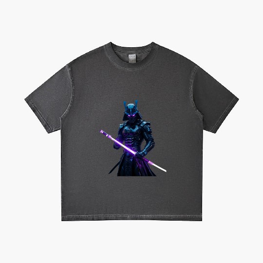 Cyberpunk City Samurai new style Gradient T Shirts