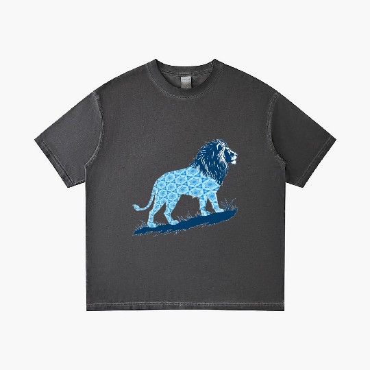 Star of David Pattern 2 Lion of Judah Gradient T Shirts