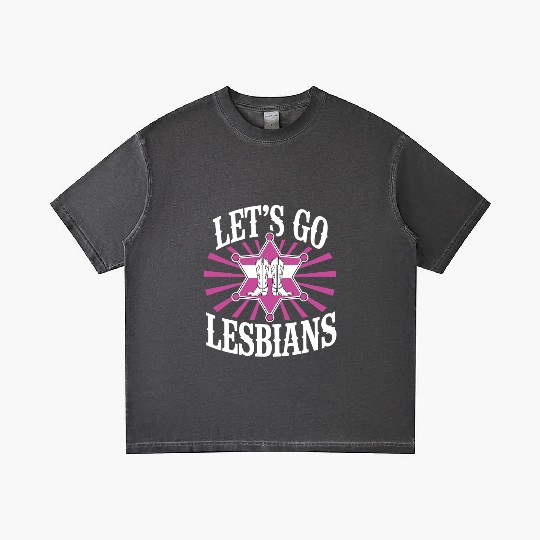 Let’s Go Lesbians Subtle Lesbian Pride Gradient T Shirts