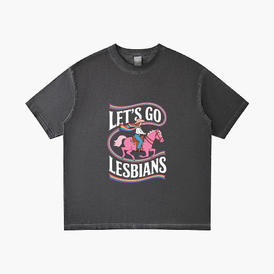 Let’s Go Lesbians Subtle Lesbian Pride Gradient T Shirts
