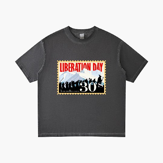 Liberation Day, There & Back Again 1930's Gradient T Shirts