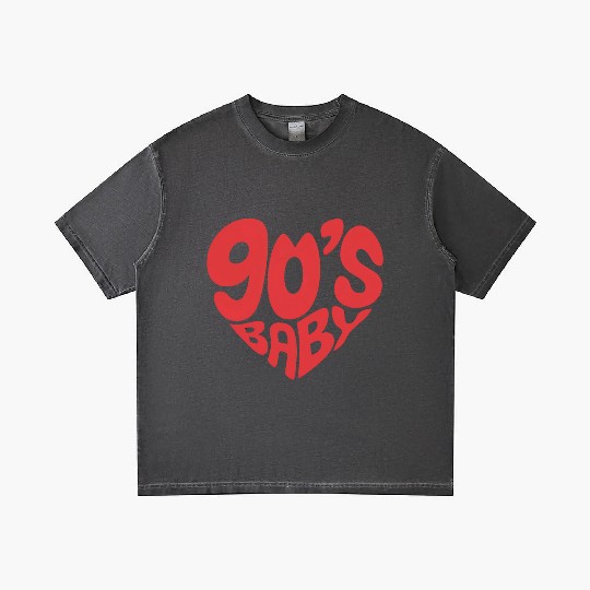 90’s Baby Retro Heart – Nostalgic 90s Kid Throwbac Gradient T Shirts