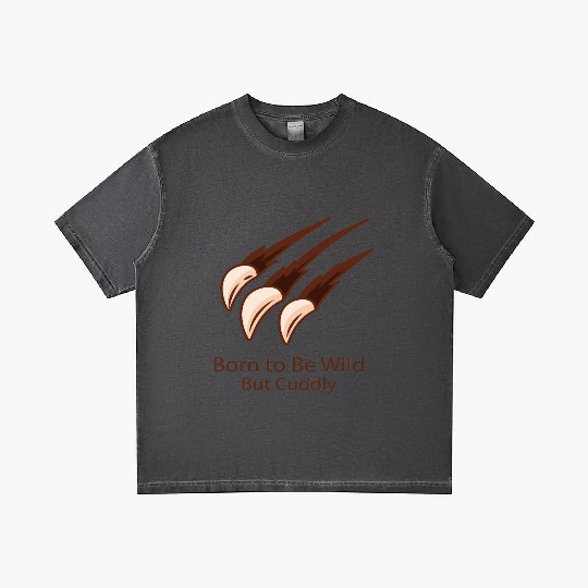 Born to Be Wild – But Cuddly Cuddles with Claws Gradient T Shirts