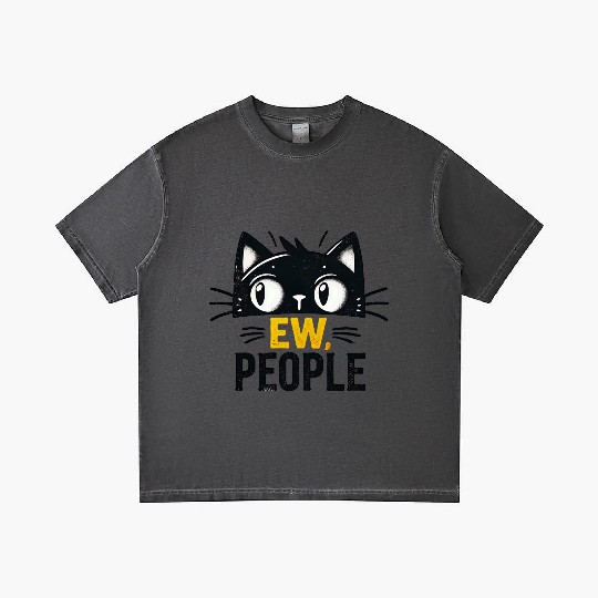 EW people , funny cat Gradient T Shirts
