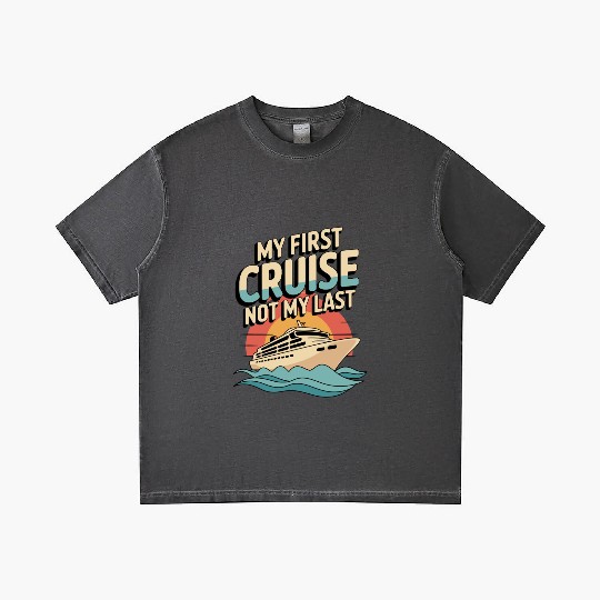 Cruise Rookie Ocean Adventure First Voyage Gradient T Shirts