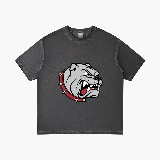 Unleash the Beast – Bulldog Power Graphic Gradient T Shirts