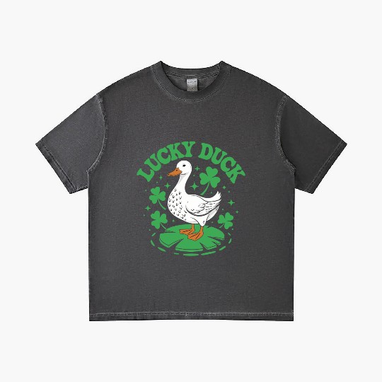 Lucky Duck Clovers Gradient T Shirts