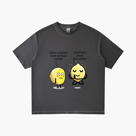 Be positive lemon Gradient T Shirts