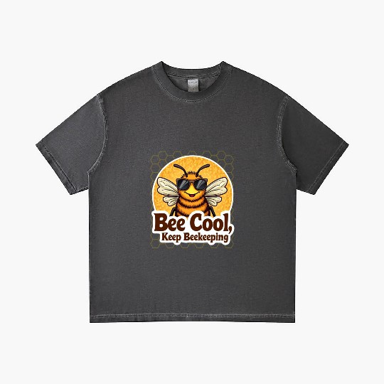 Cool Beekeeper Bee with Sunglasses Gradient T Shirts