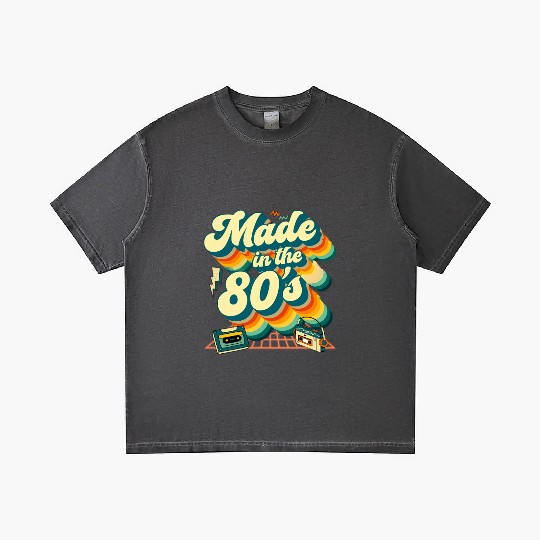 made in the 80s retro groovy Gradient T Shirts