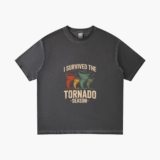 I Survived The Tornado Season Meteorology Storm Gradient T Shirts