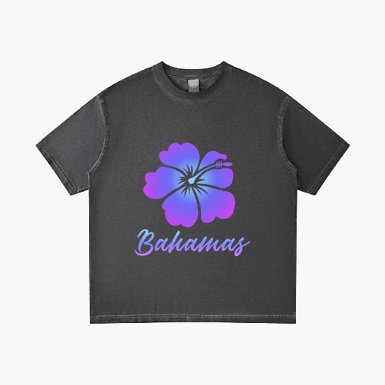 Bahamas Hibiscus Gradient T Shirts